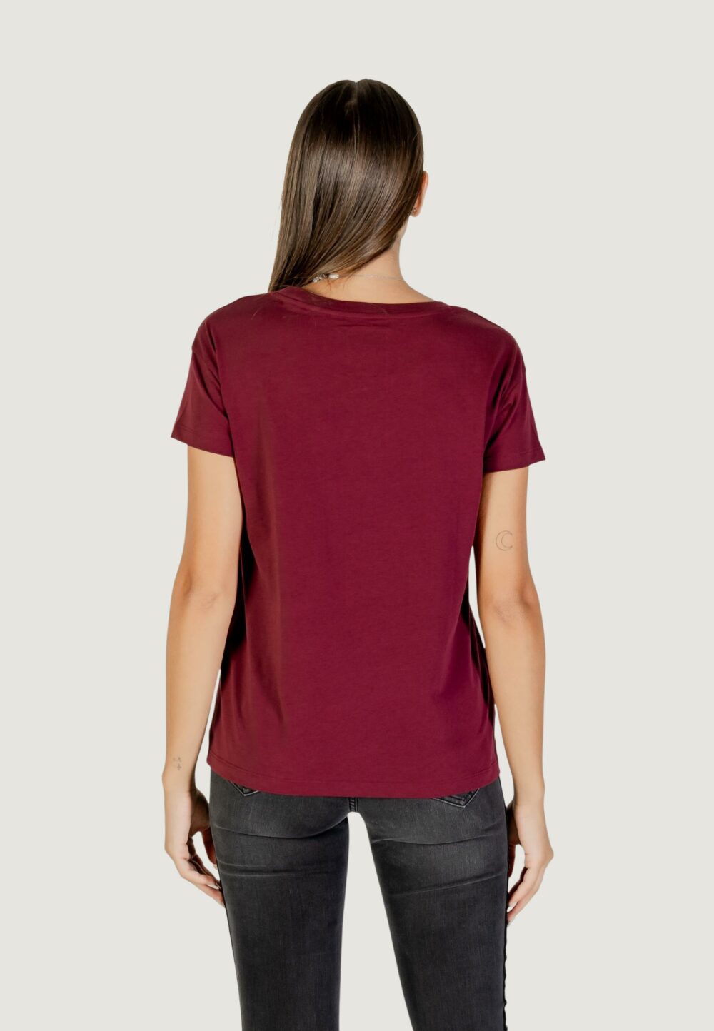 T-shirt Armani Exchange  Bordeaux - Foto 5