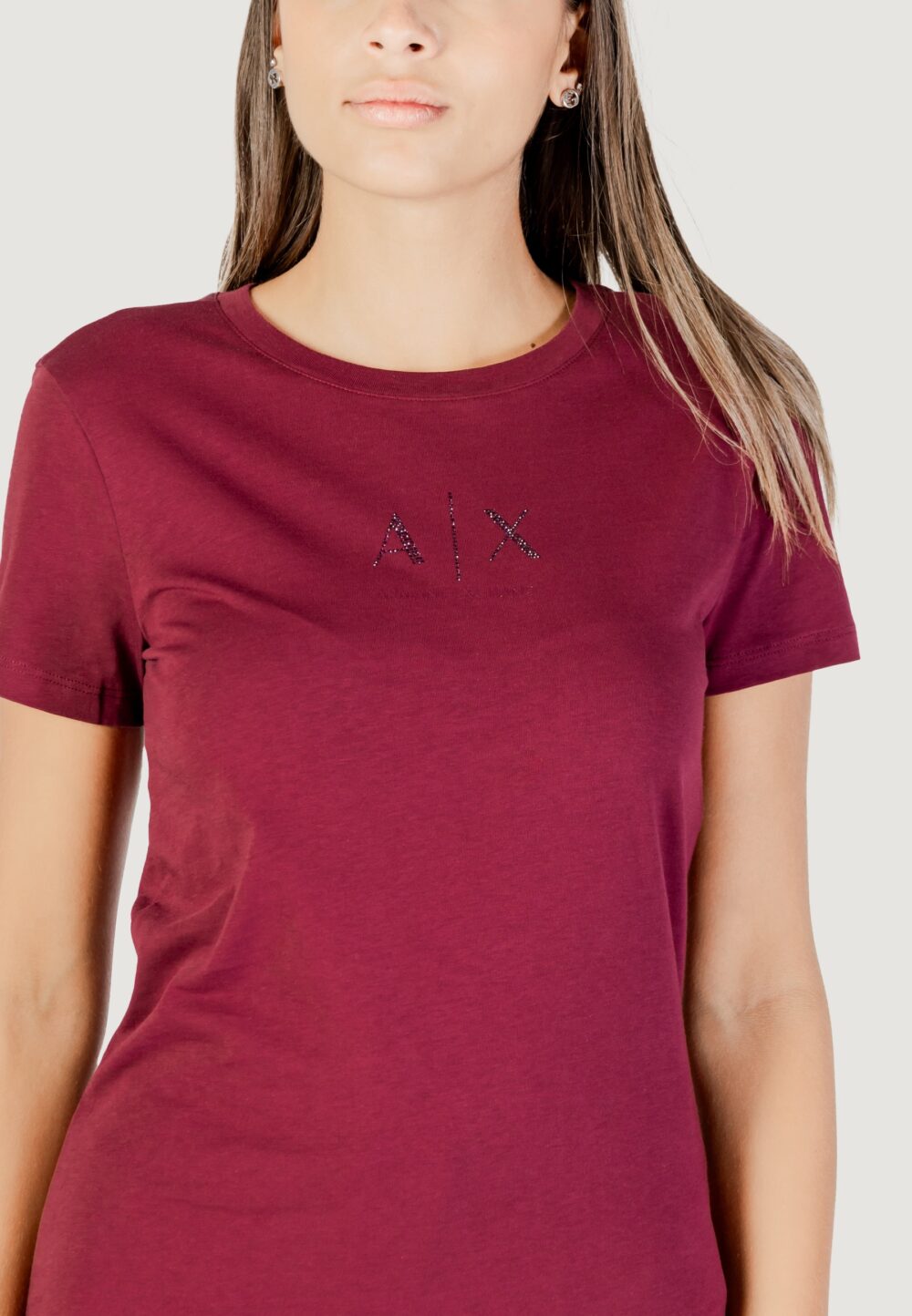 T-shirt Armani Exchange  Bordeaux - Foto 2