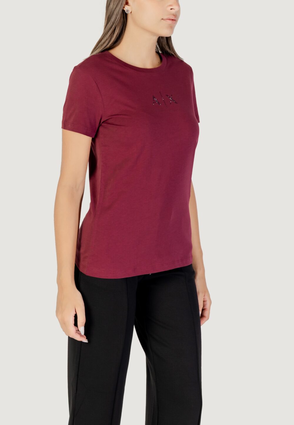 T-shirt Armani Exchange  Bordeaux - Foto 3