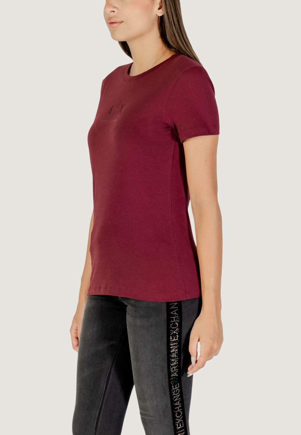 T-shirt Armani Exchange  Bordeaux - Foto 2