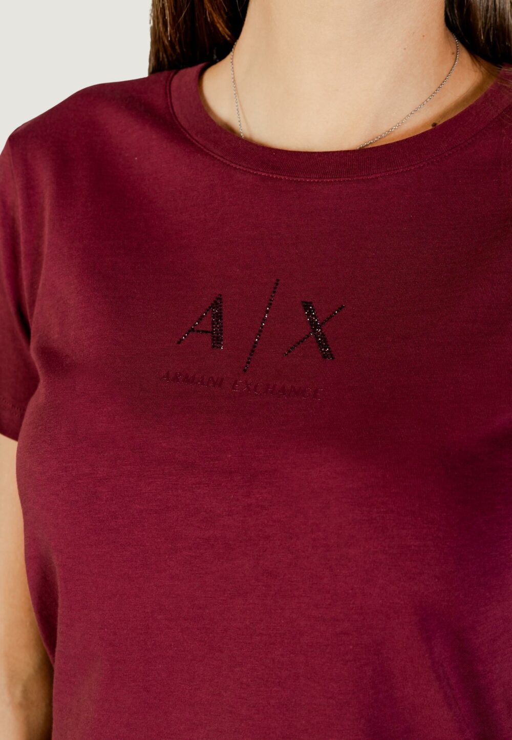 T-shirt Armani Exchange  Bordeaux - Foto 5