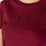 T-shirt Armani Exchange  Bordeaux - Foto 5