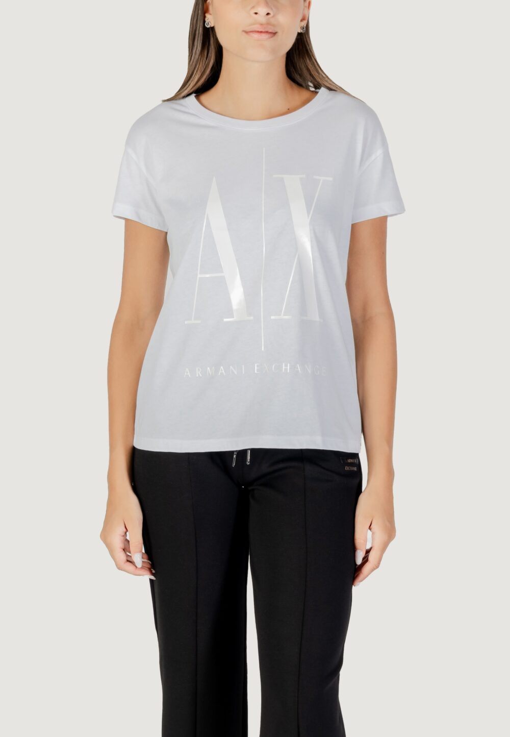 T-shirt Armani Exchange  Latte - Foto 1