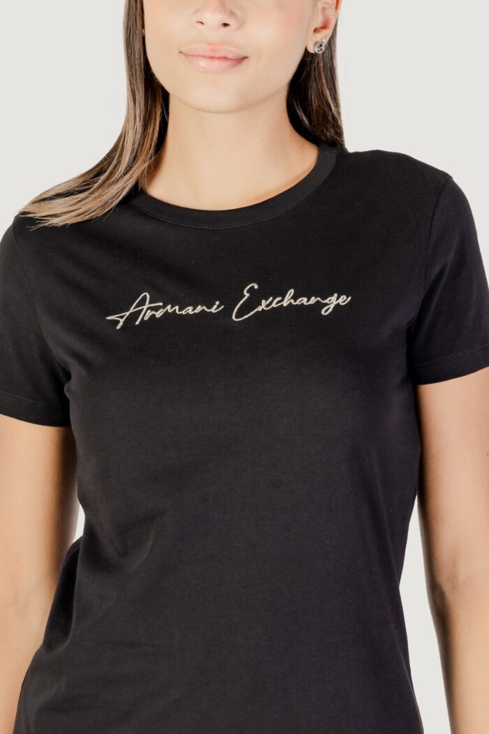 T-shirt Armani Exchange  Nero – Oro – XW000839 AF10356