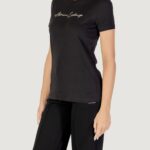 T-shirt Armani Exchange  Nero - Oro - Foto 4