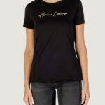 T-shirt Armani Exchange  Nero - Oro - Foto 3