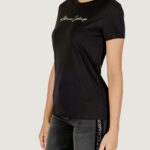 T-shirt Armani Exchange  Nero - Oro - Foto 4