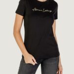 T-shirt Armani Exchange  Nero - Oro - Foto 1