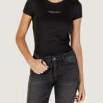 T-shirt Armani Exchange  Nero - Oro - Foto 1