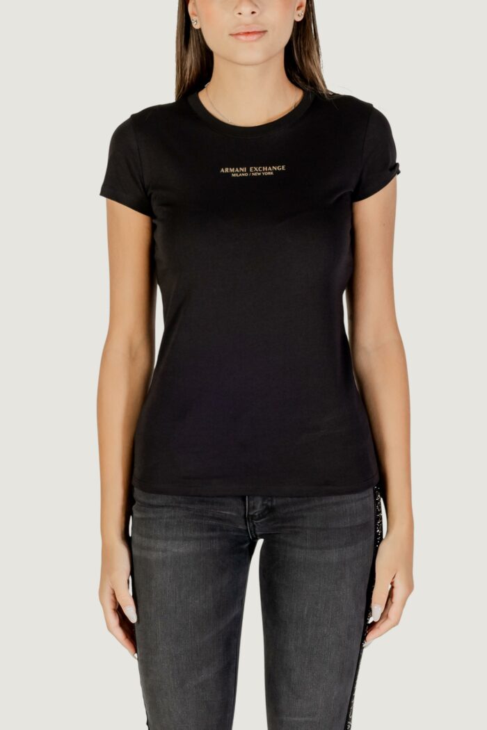 T-shirt Armani Exchange  Nero – Oro – XW001455 AF10356