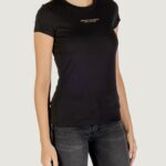 T-shirt Armani Exchange  Nero - Oro - Foto 4