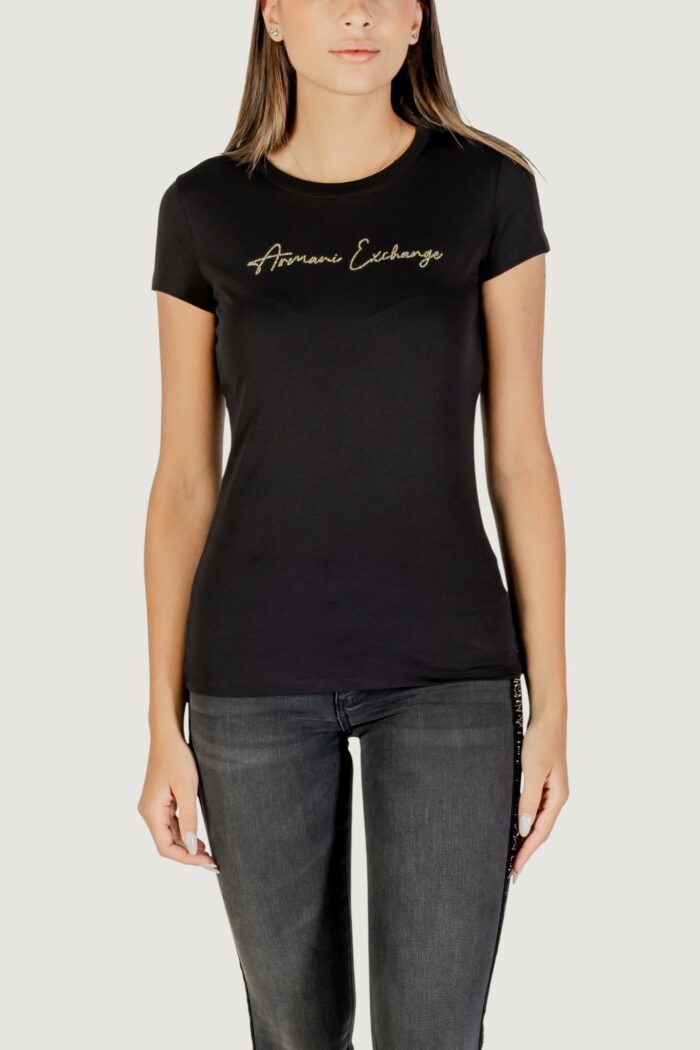 T-shirt Armani Exchange  Nero – Oro – XW001457 AF10356