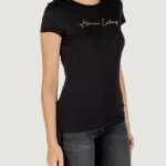 T-shirt Armani Exchange  Nero - Oro - Foto 3