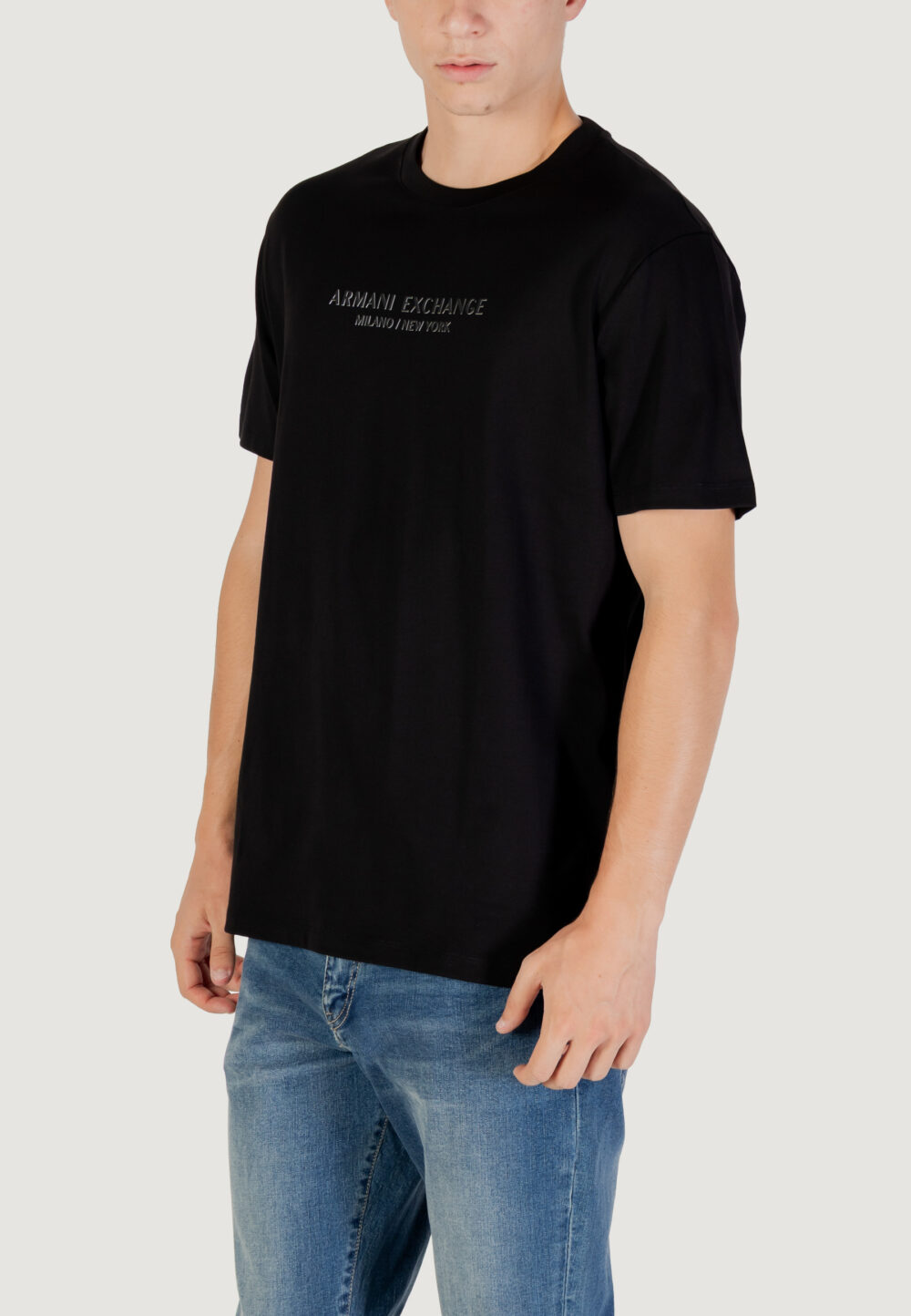 T-shirt Armani Exchange  Nero - Foto 4