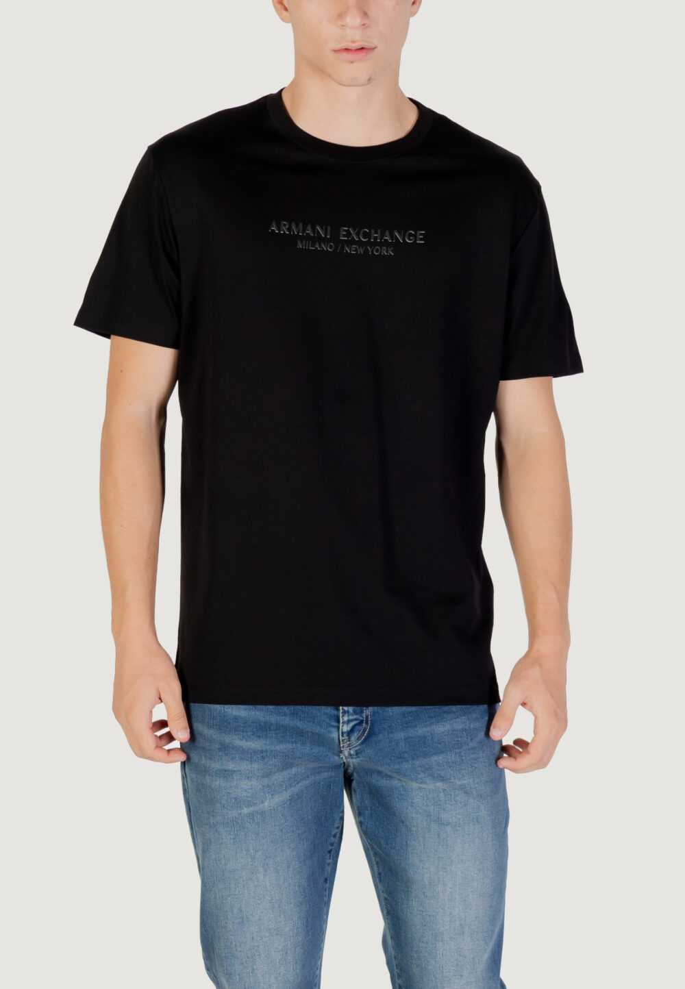 T-shirt Armani Exchange  Nero - Foto 5