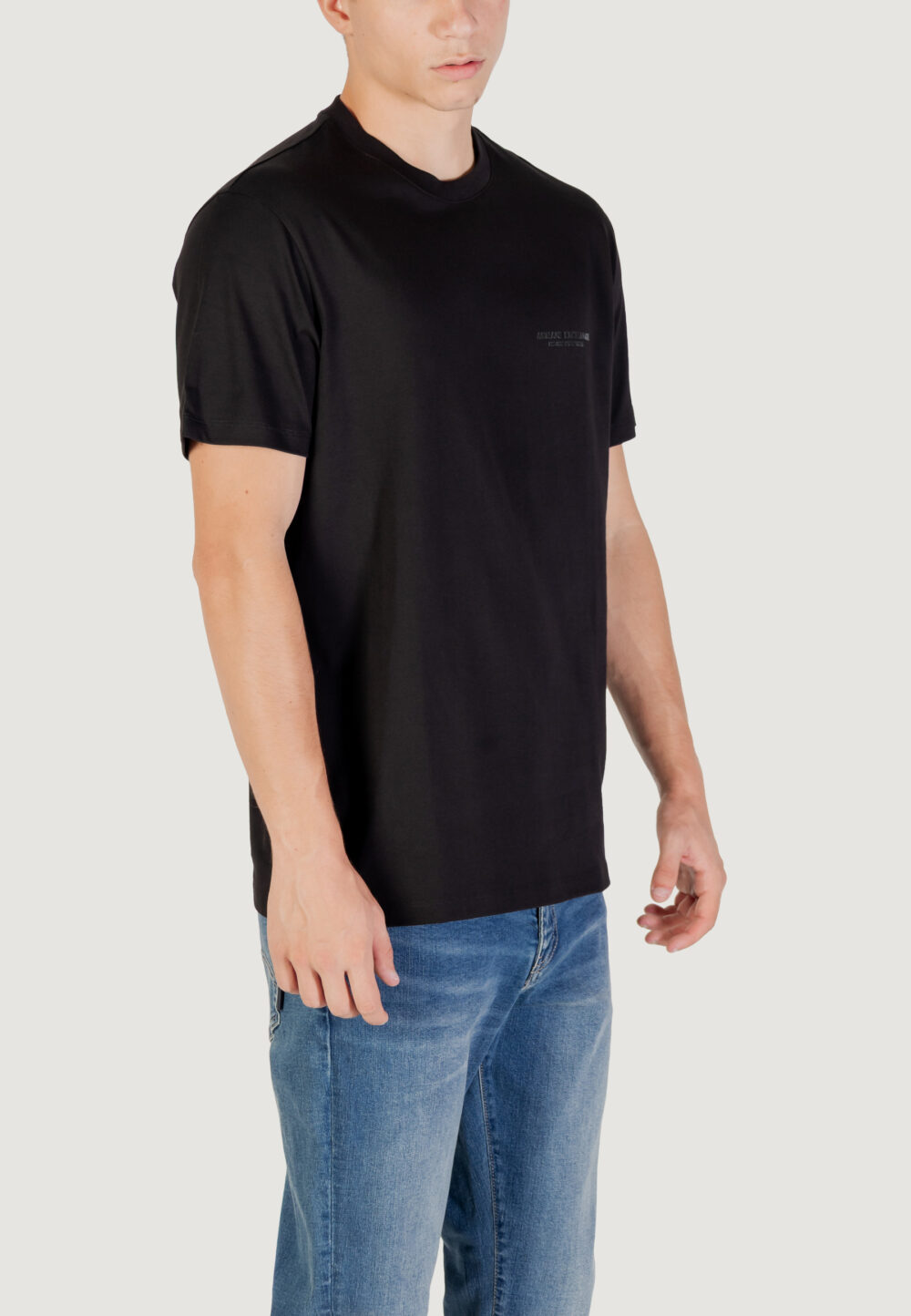 T-shirt Armani Exchange  Nero - Foto 3