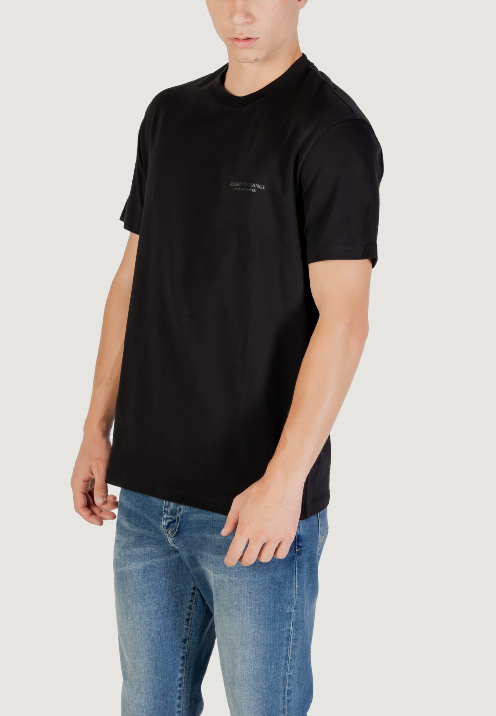T-shirt Armani Exchange  Nero - Foto 4