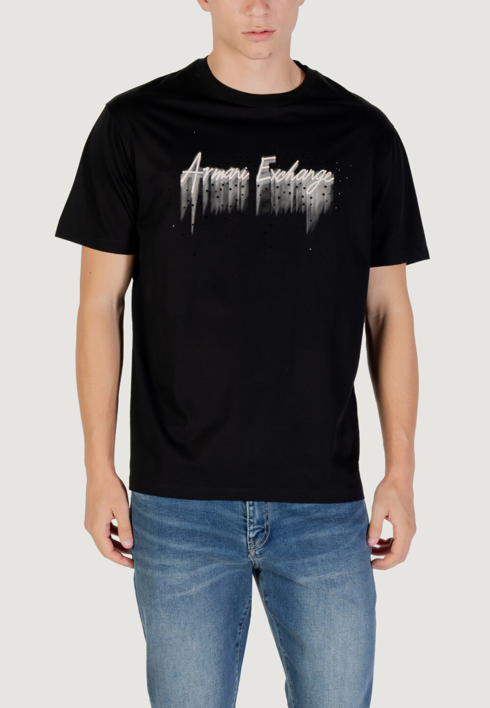 T-shirt Armani Exchange  Nero - Foto 1