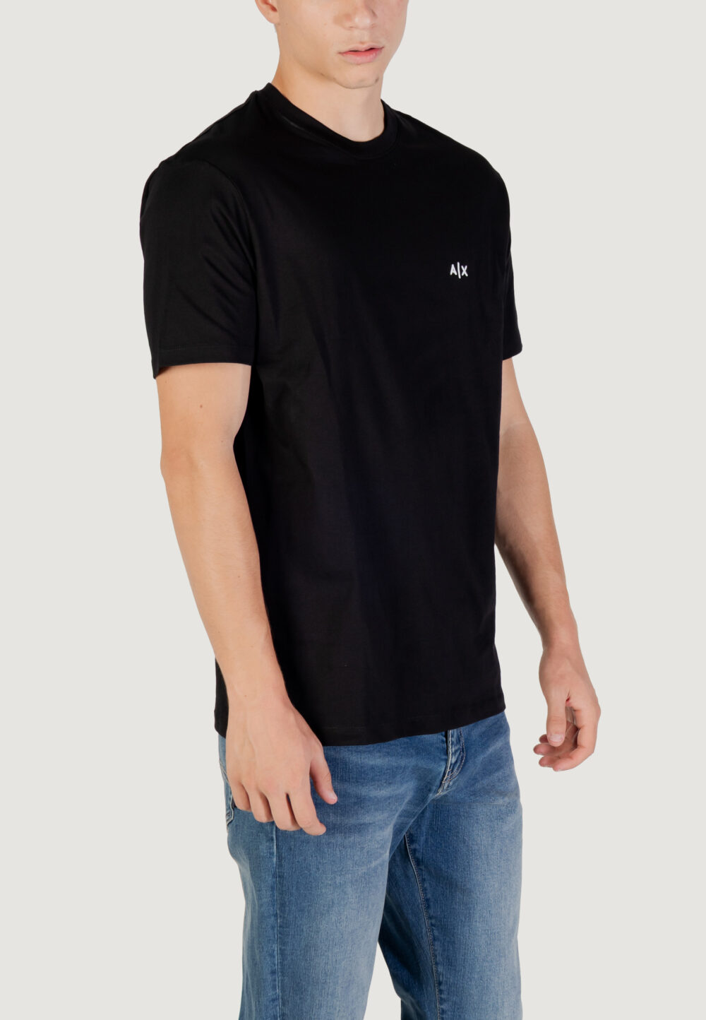 T-shirt Armani Exchange  Nero - Foto 4