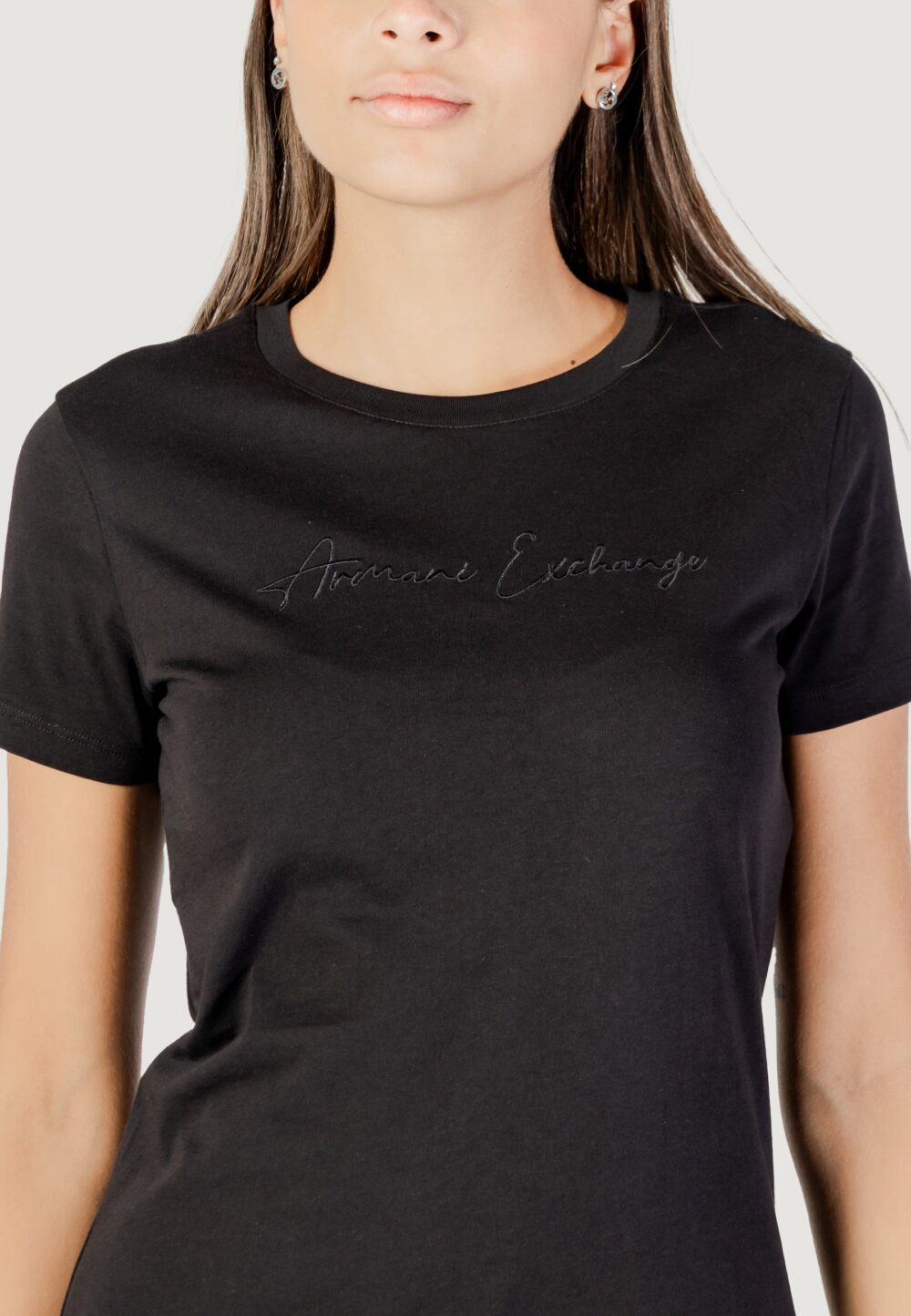 T-shirt Armani Exchange  Nero - Foto 2