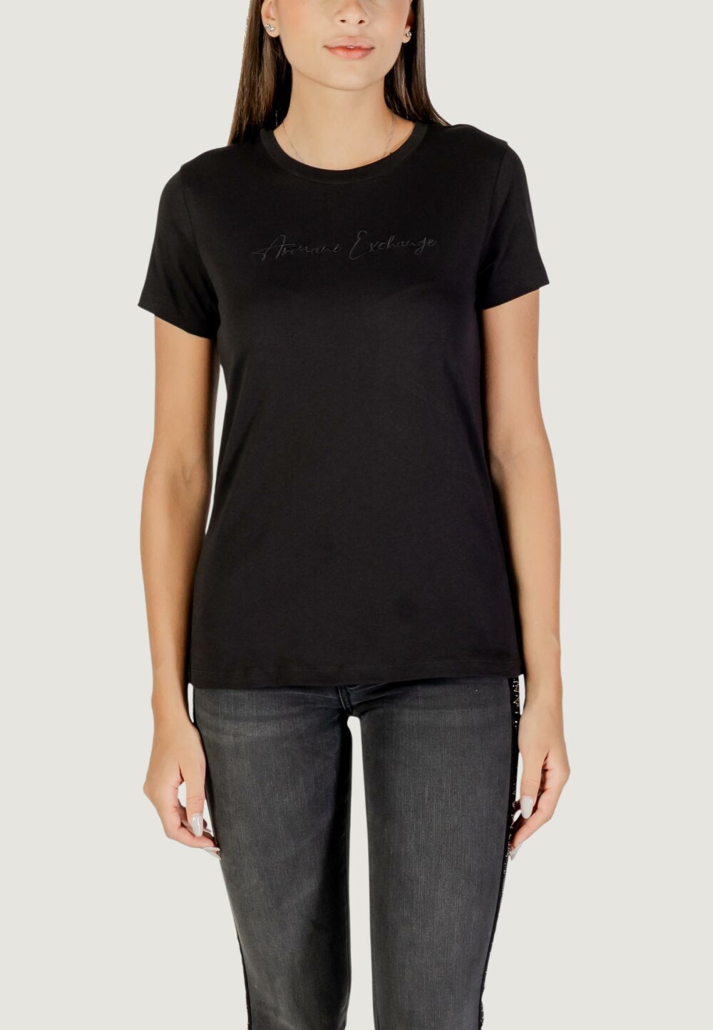 T-shirt Armani Exchange  Nero - Foto 1