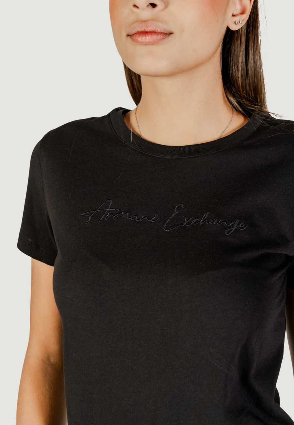 T-shirt Armani Exchange  Nero - Foto 5