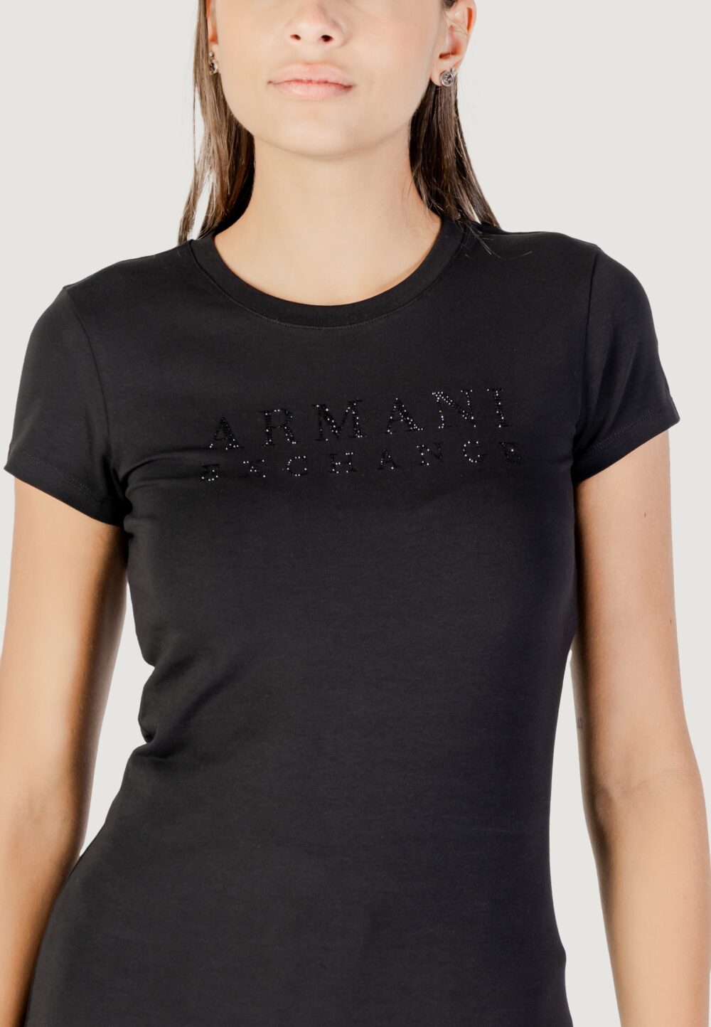 T-shirt Armani Exchange  Nero - Foto 2