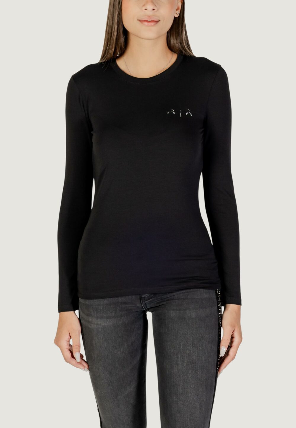T-shirt Armani Exchange  Nero - Foto 2