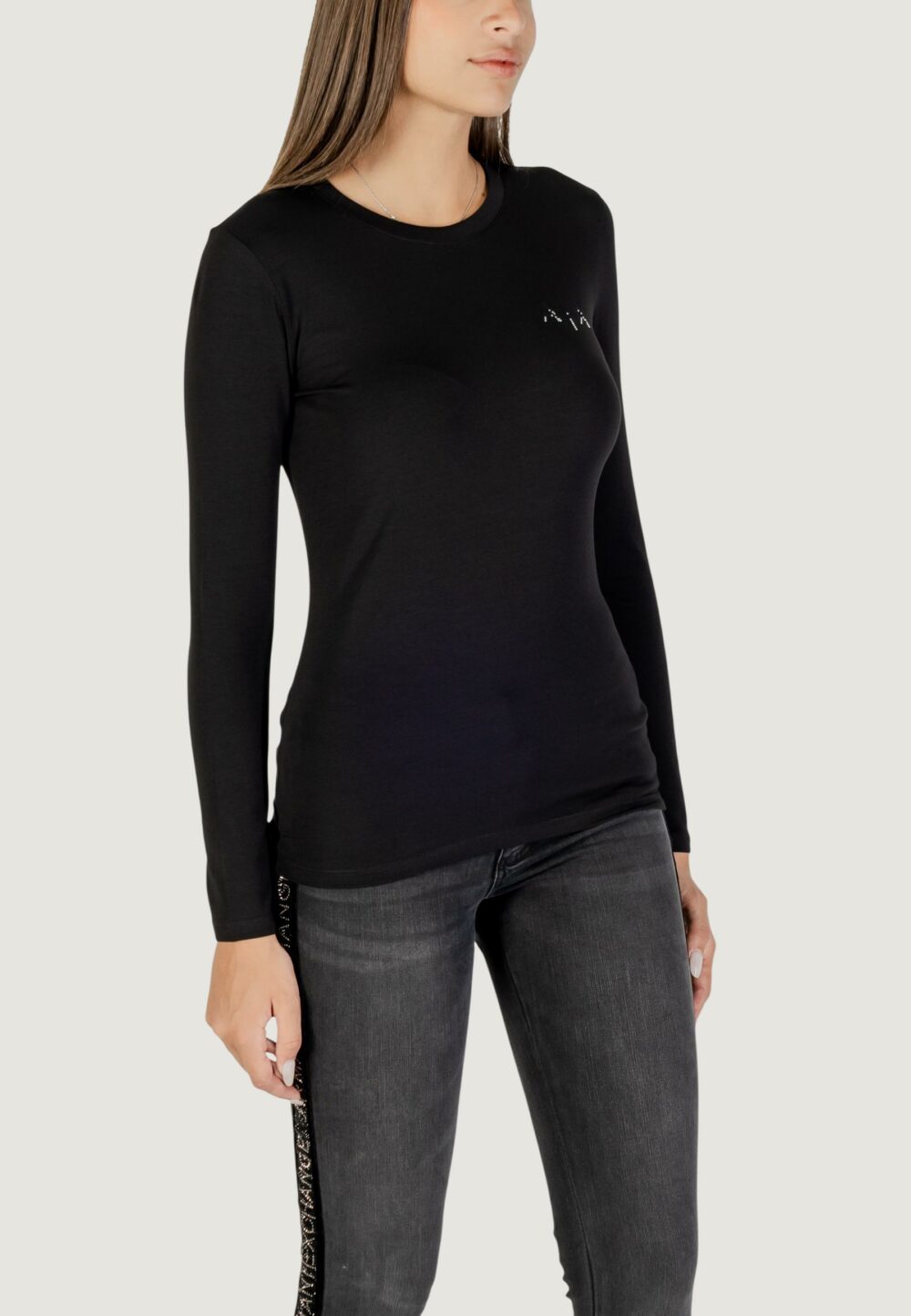 T-shirt Armani Exchange  Nero - Foto 3