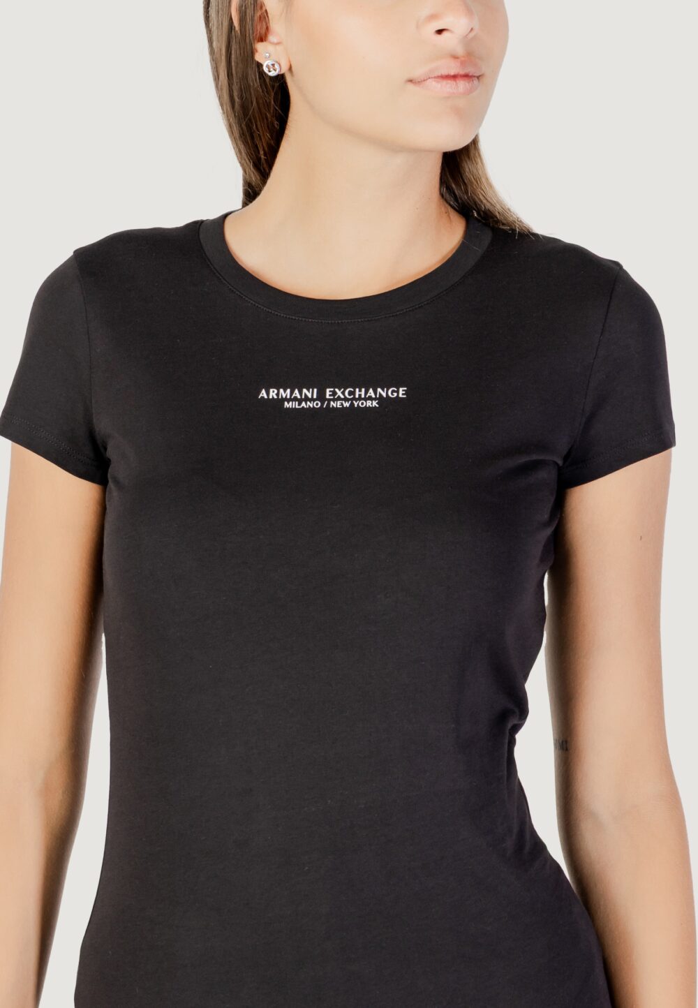 T-shirt Armani Exchange  Nero - Foto 2