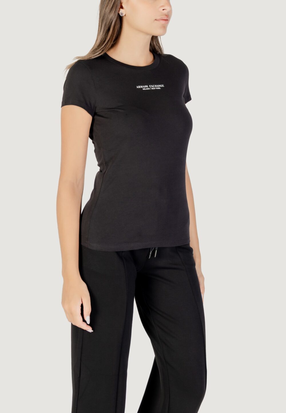 T-shirt Armani Exchange  Nero - Foto 3