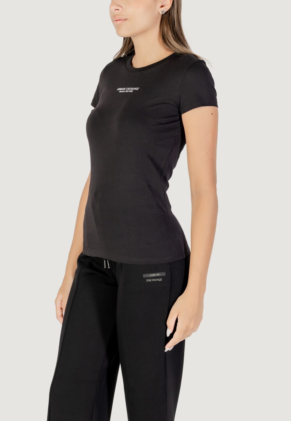 T-shirt Armani Exchange  Nero - Foto 4