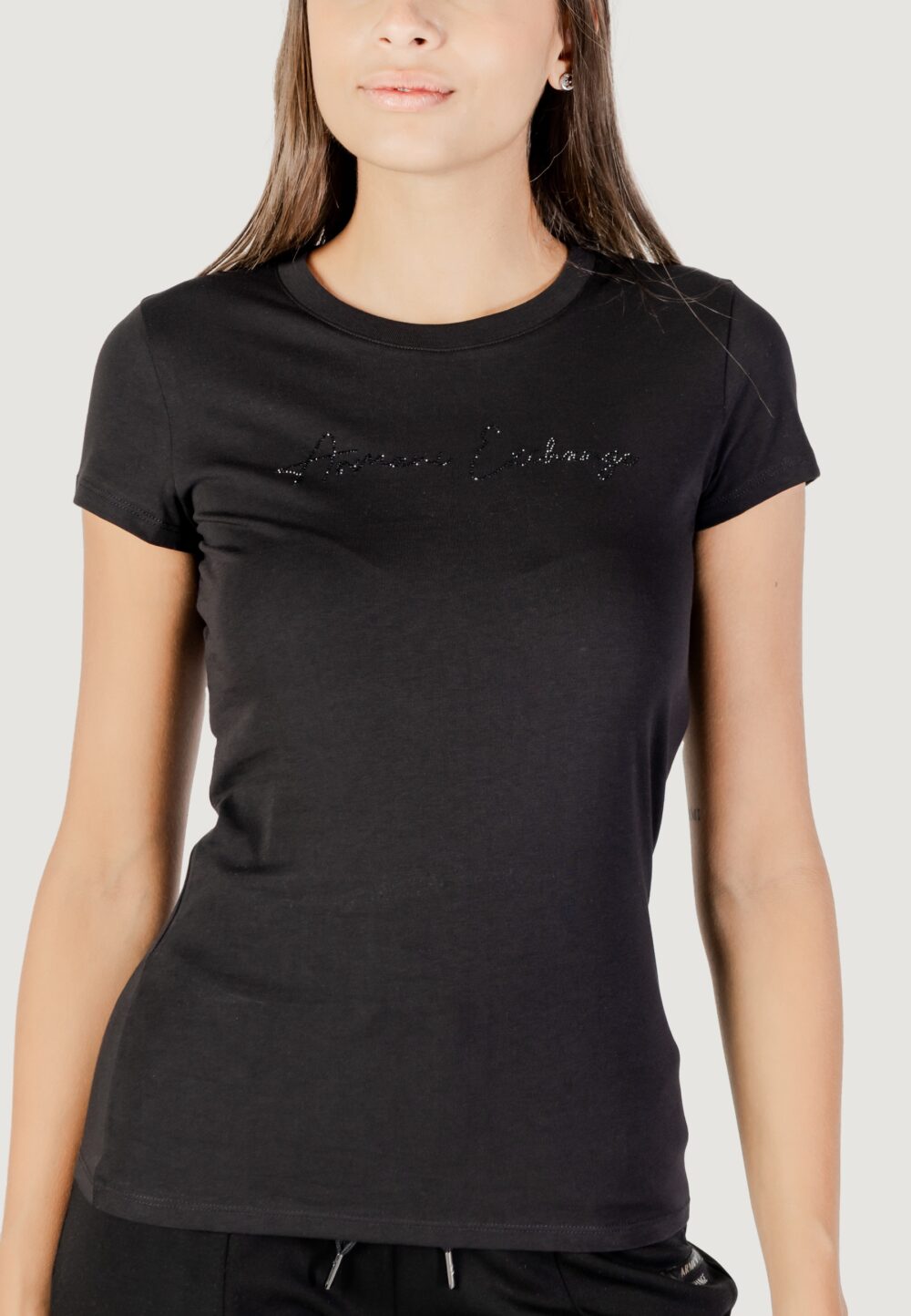 T-shirt Armani Exchange  Nero - Foto 2