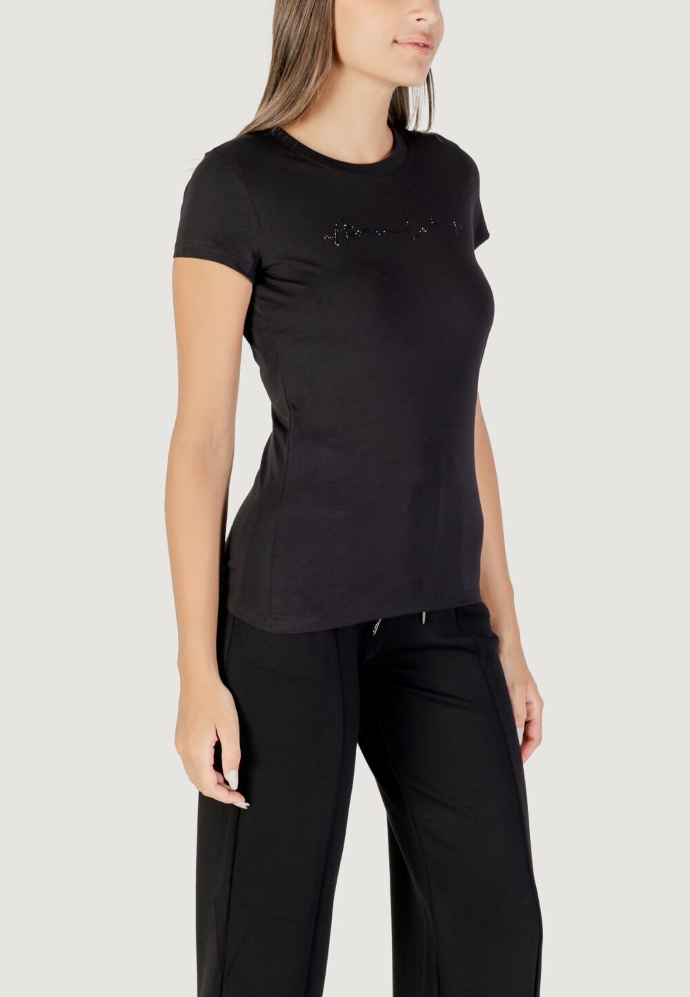 T-shirt Armani Exchange  Nero - Foto 3