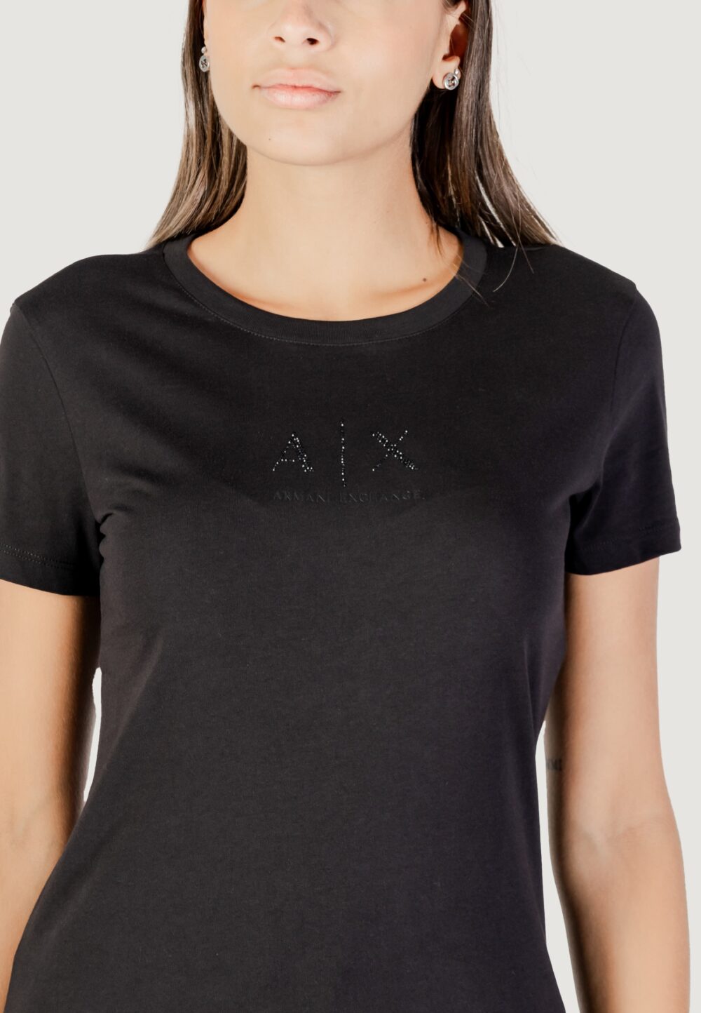 T-shirt Armani Exchange  Nero - Foto 2