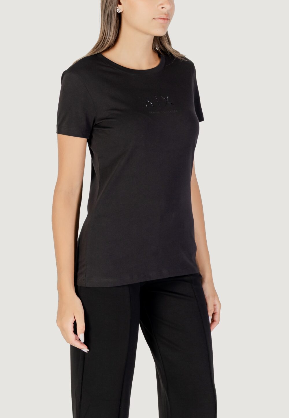 T-shirt Armani Exchange  Nero - Foto 3