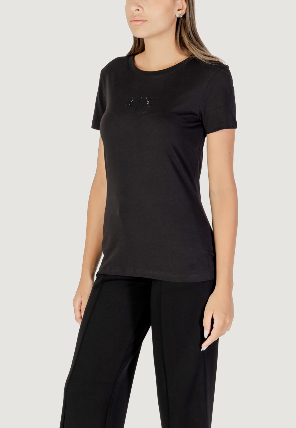 T-shirt Armani Exchange  Nero - Foto 4