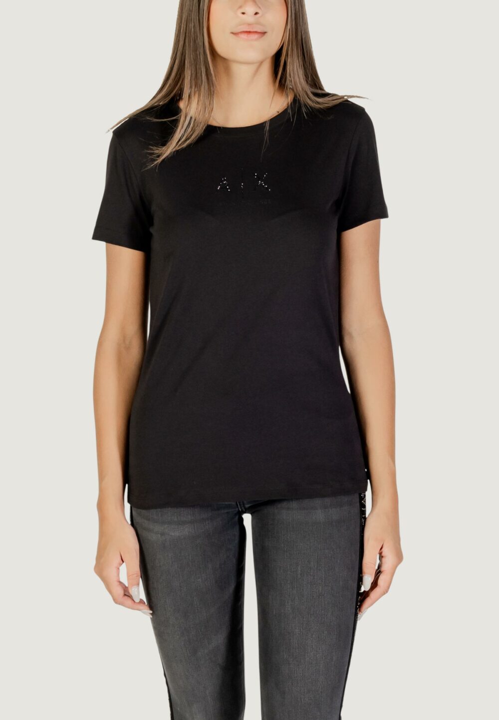 T-shirt Armani Exchange  Nero - Foto 3
