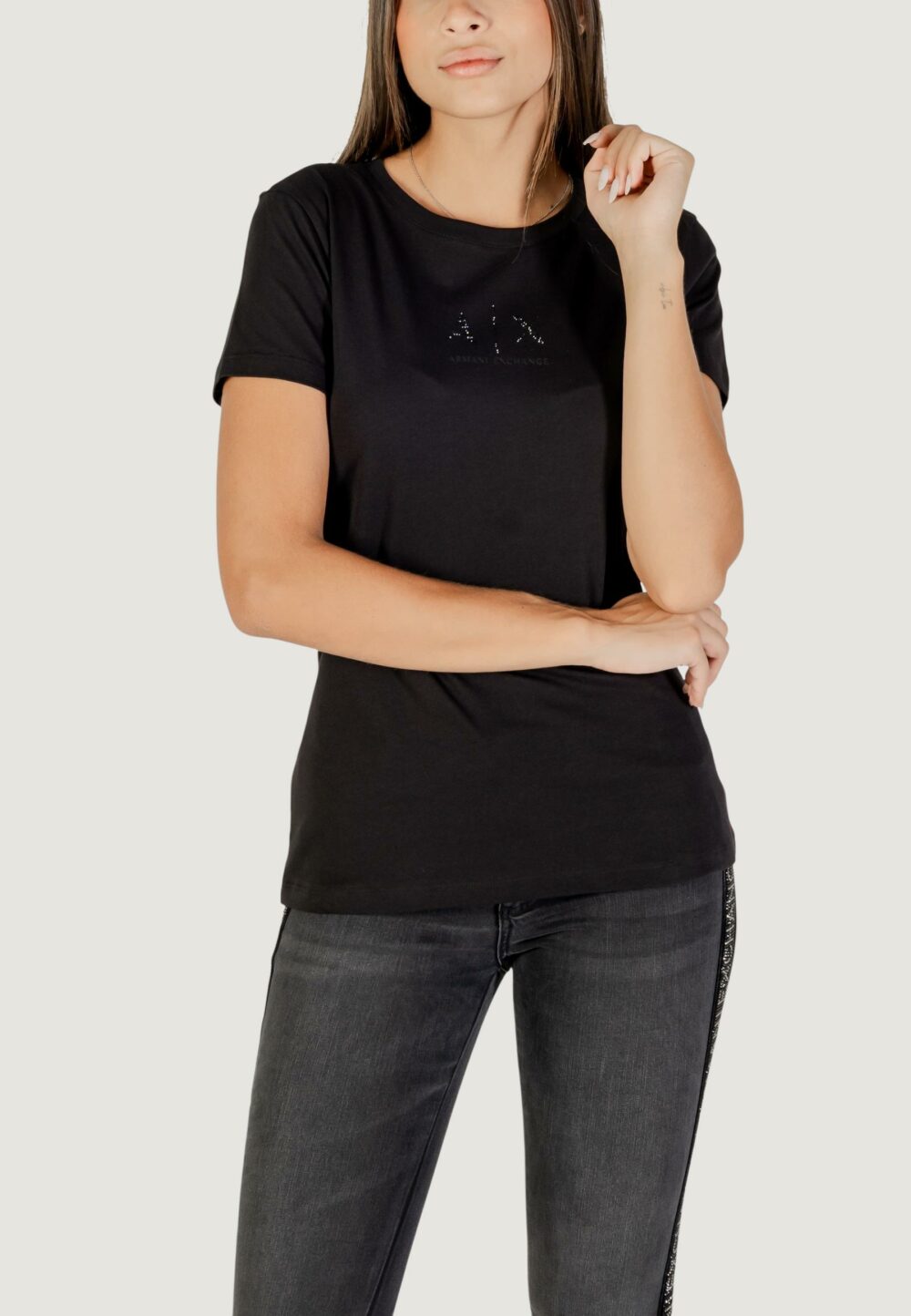 T-shirt Armani Exchange  Nero - Foto 1