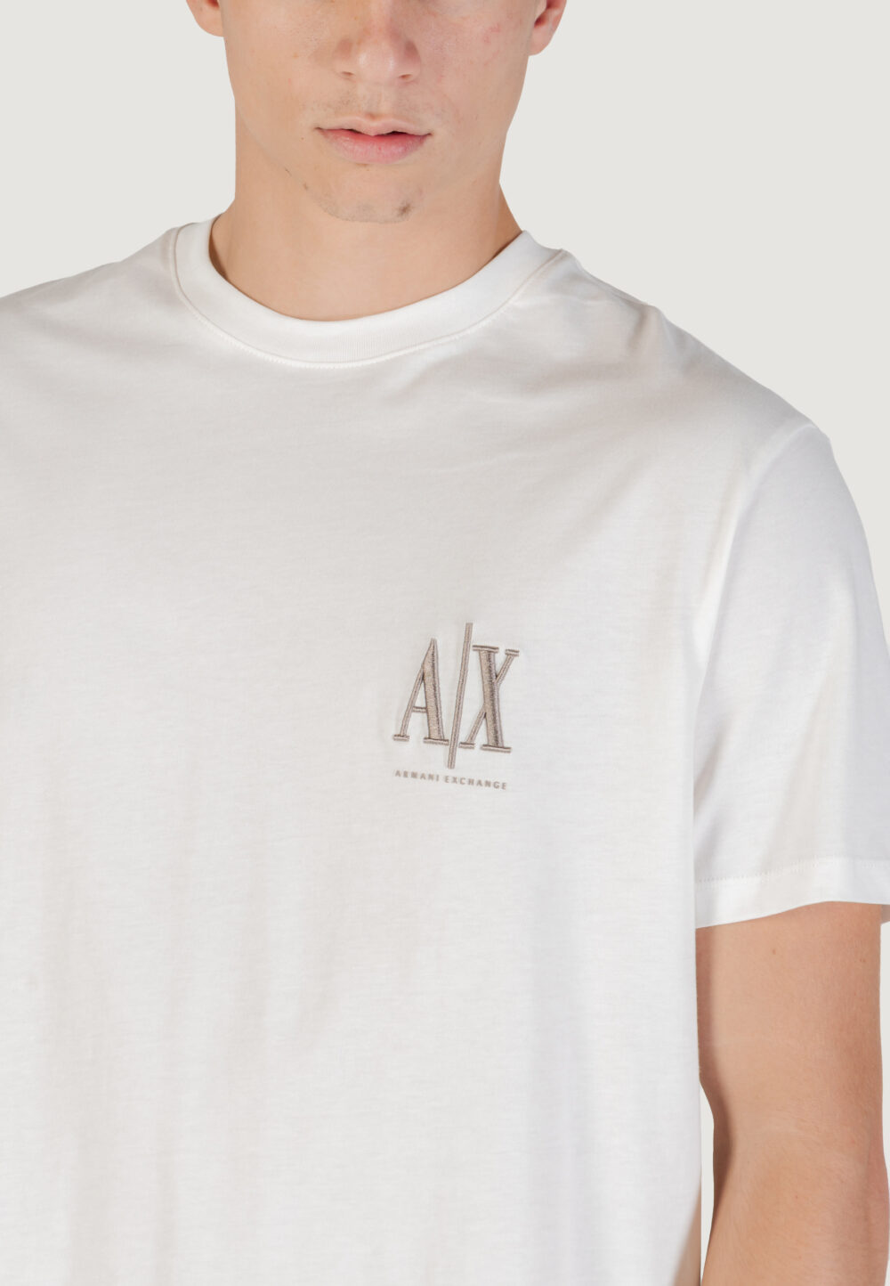 T-shirt Armani Exchange  Panna - Foto 5