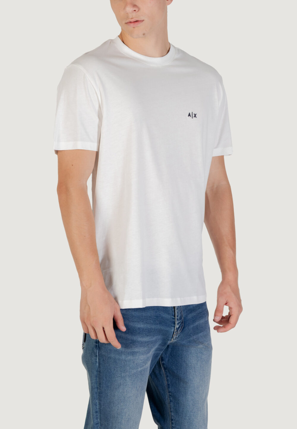 T-shirt Armani Exchange  Panna - Foto 4
