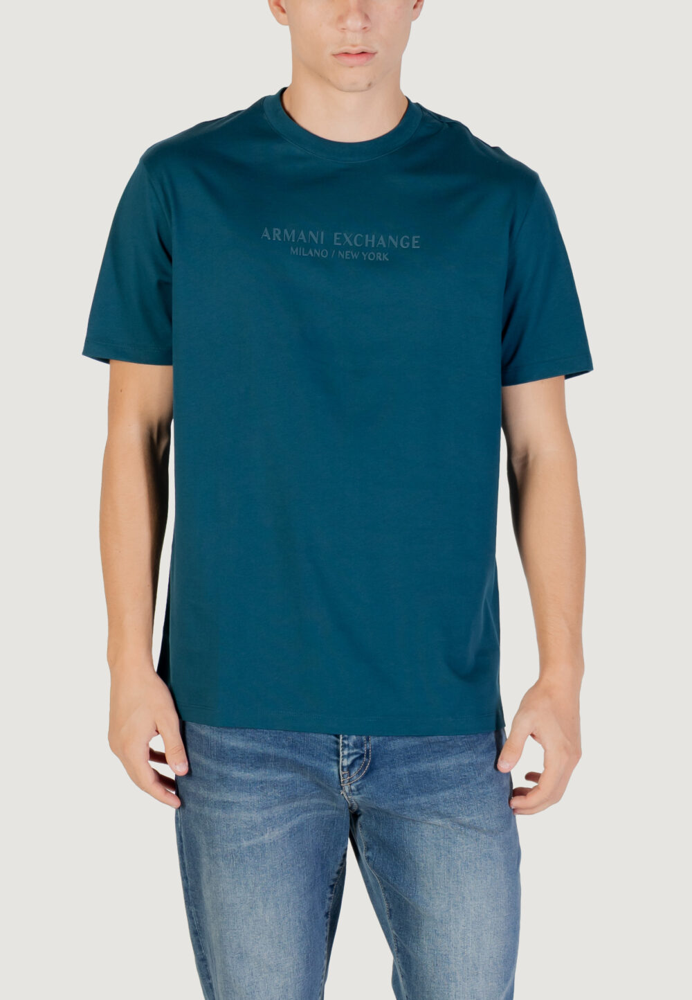 T-shirt Armani Exchange  Petrolio - Foto 1