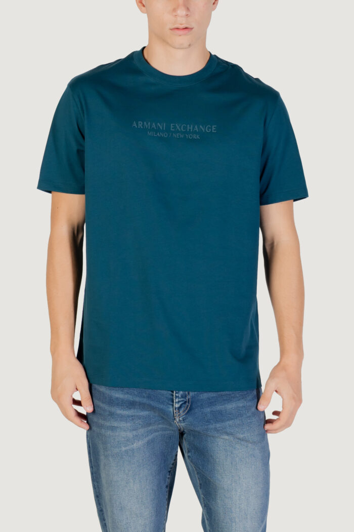 T-shirt Armani Exchange  Petrolio – XM001280 AF10361