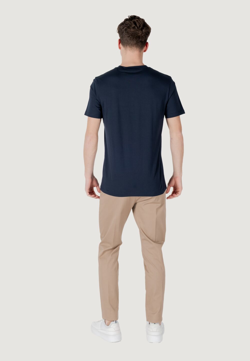 T-shirt Boss THINKING 1 Blue scuro - Foto 5