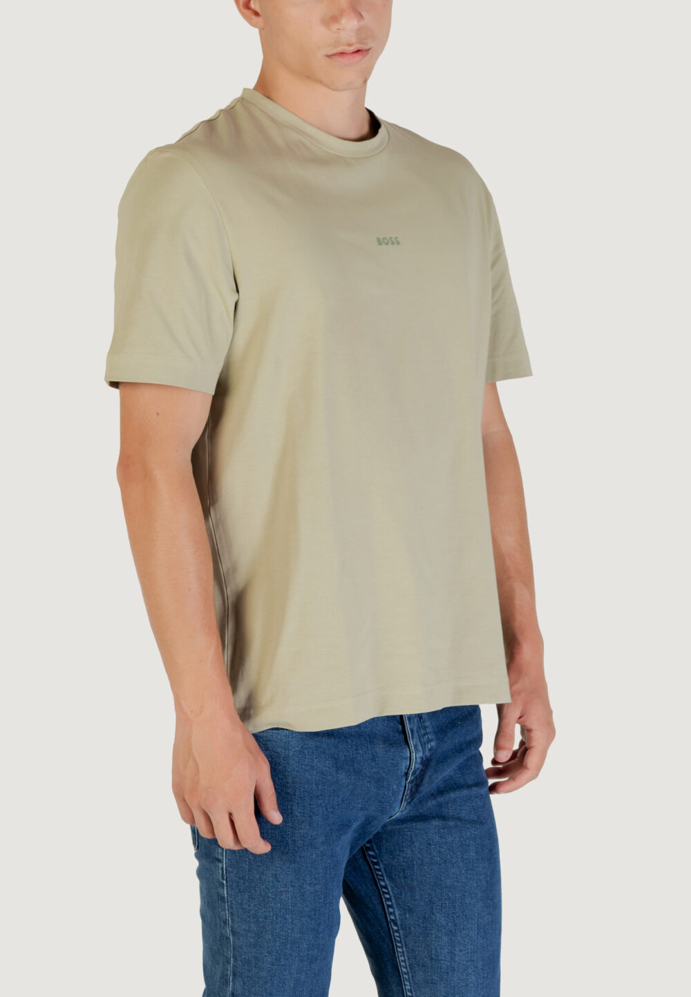 T-shirt Boss TChup VERDE SALVIA - Foto 3