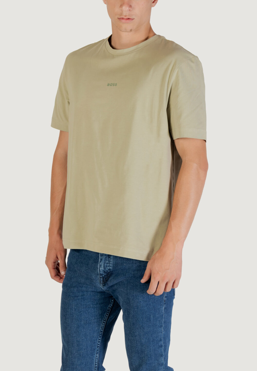 T-shirt Boss TChup VERDE SALVIA - Foto 4