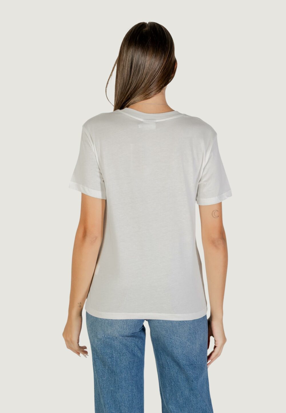T-shirt Desigual TS_ROMA Bianco - Foto 5