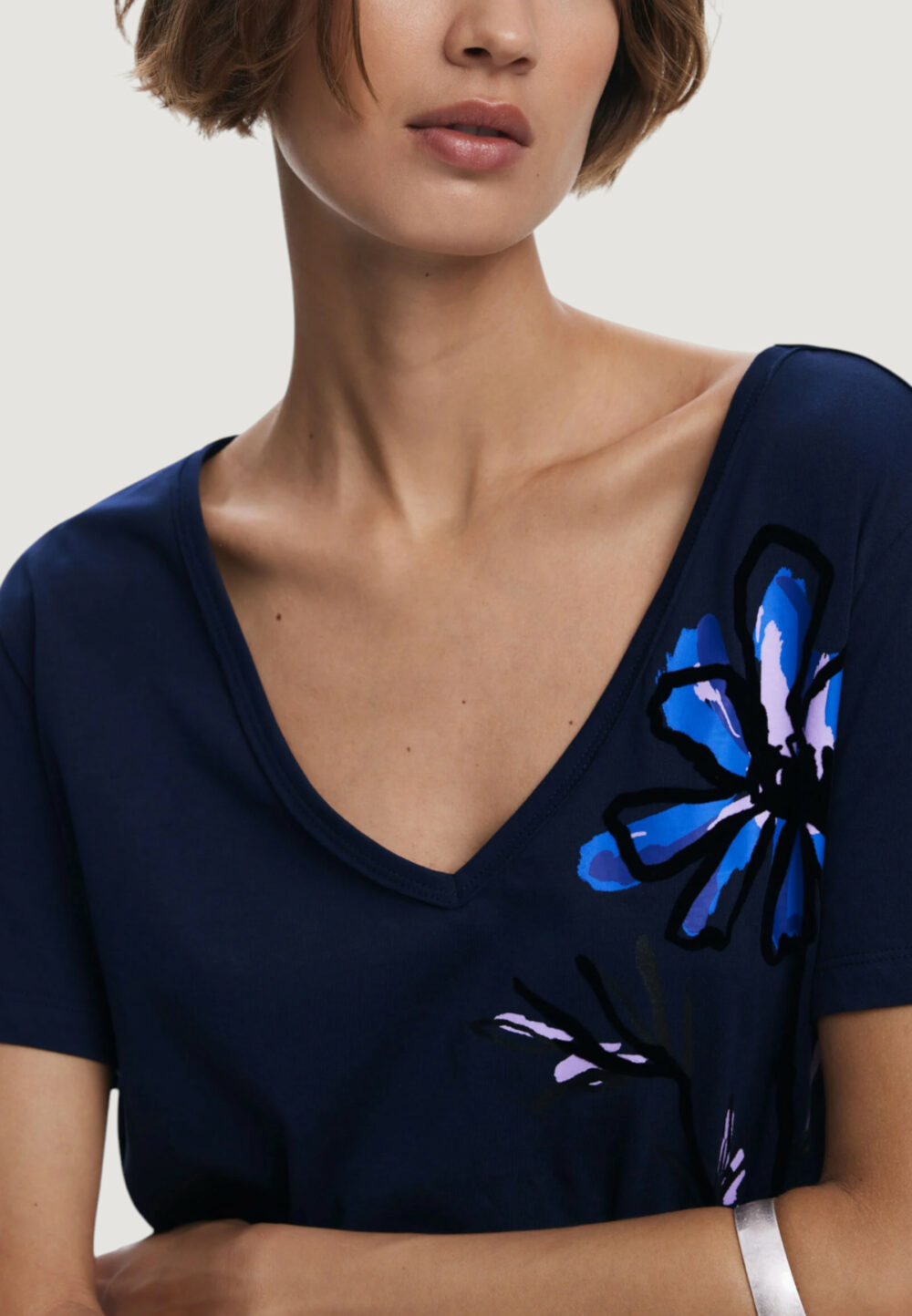 T-shirt Desigual TS_DUMAS Blu - Foto 2