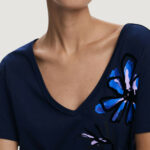 T-shirt Desigual TS_DUMAS Blu - Foto 2