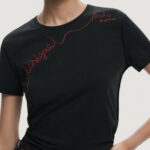 T-shirt Desigual TS_CHARLY Nero - Foto 3